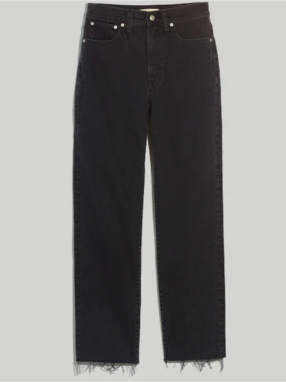 Madewell Curvy Perfect Vintage Straight Jean in Lunar Wash